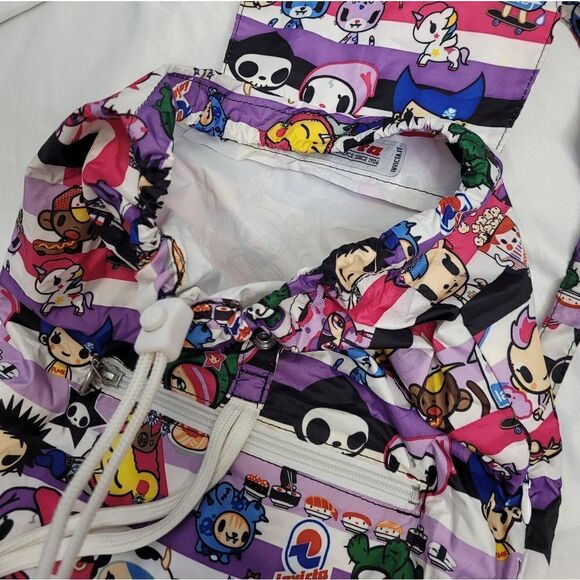 INVICTA x TOKIDOKI manga kawaii super rare minisac drawstring‎ backpack bag - Picture 8 of 15